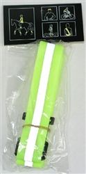 Reflective safety belt for running, walking