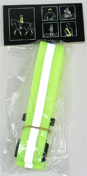 Reflective safety belt for running, walking