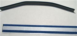 Blue Self Sticking safety reflective polyester ribbon Tape