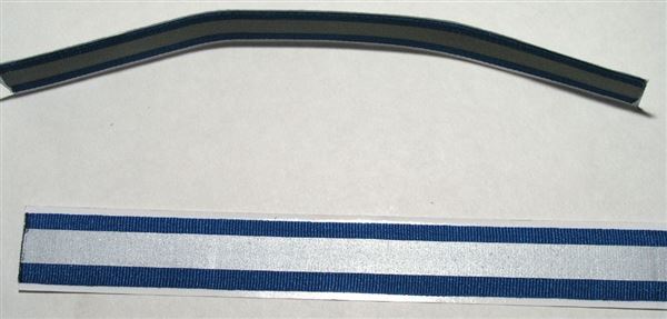 Blue Self Sticking safety reflective polyester ribbon Tape