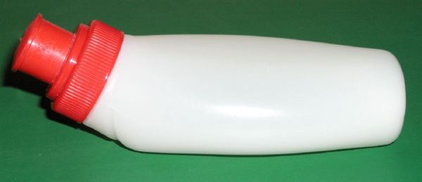 Gel Flask Bottle, 4oz., clear, w/REDcap