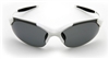 Hercules White Polarized Photochromatic Sunglasses 3 Lenses