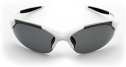 Hercules White Polarized Photochromatic Sunglasses 3 Lenses