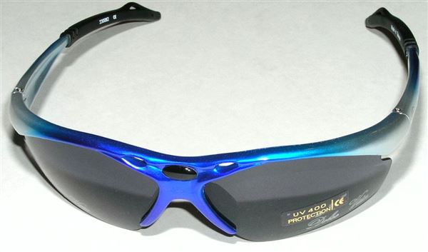 Dolce VIta Top Gun Sunglasses BLUE 4 lens case ANSI Z87.1