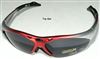 Dolce Vita Top Gun Sunglasses RED 4 lens case ANSI Z87.1