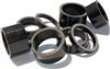 Black carbon headset spacer kit 1-1/8" , 5 10 15 20 mm height spacers