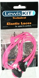 Pink shoe lace  cord & stopper