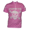 Pirate Cycling Jersey PINK Short Sleeve, XS-3XL