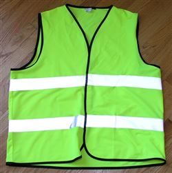Reflective Safety Vest Class 2 ANSI neon yellow 3M