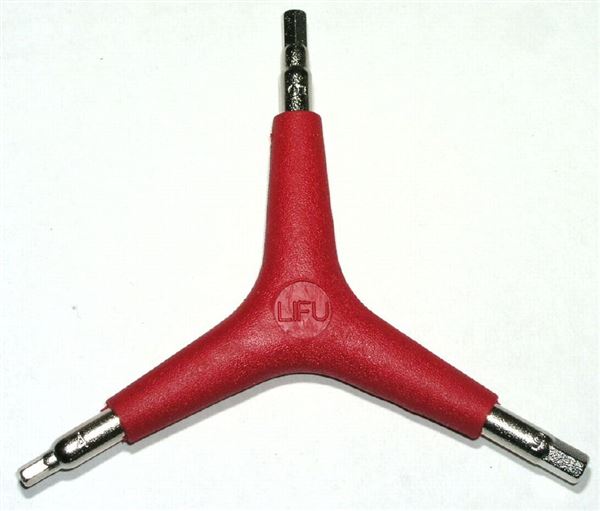 3-way Allen Hex Key tool 4 5 6 mm wrench, rubberized Y