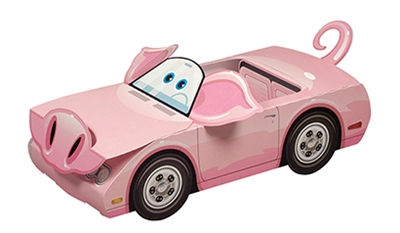 carton-Barnyard Car Pig