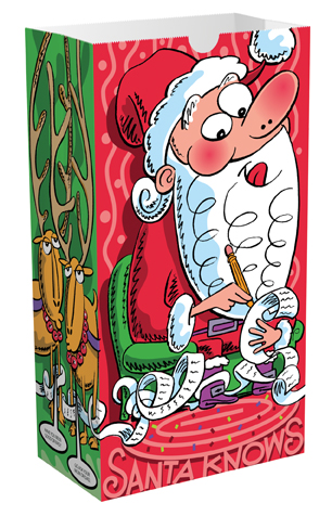 sack-Santa Knows