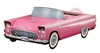 carton-'56 Pink Ford Thunderbird