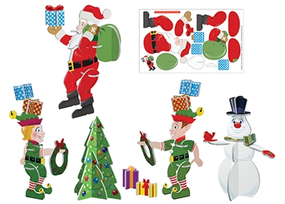 toy-Christmas 3-D Puzzles