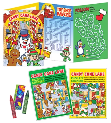 toy-Candy Cane Lane Sticker Puzzle Pack