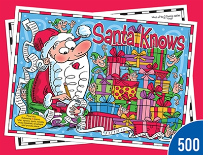 place mat-Santa Knows