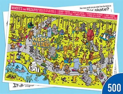place mat-Wacky Wildlife