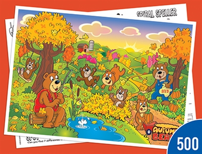 place mat-Autumn Bears