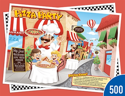 place mat-Pizza Party