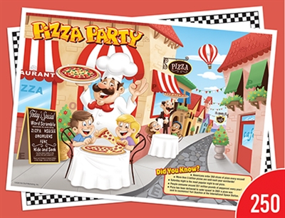 place mat-Pizza Party
