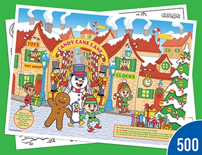 place mat-Candy Cane Lane