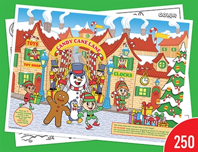 place mat-Candy Cane Lane