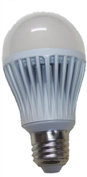 LED Light Bulb - 7 Watts, Pure White, 120-240vAC