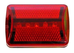 LED Bicycle/Bike Strobe tail light.  7 Modes of flashing/steady - (2) AA batteries (not included)