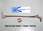 NEW! Flexible LED Strip Solderless Jumper Connector (2 wire) - Single Color Ribbon - 1 piece/ea
