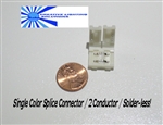 Flexible LED Strip Solderless Splice Connector (2 wire) - Single Color Ribbon