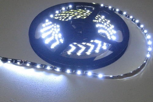 Side Fire Light LED Pure White Waterproof LED Flex Strips - 12v