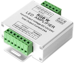 RGB RGBW RGBWW CCT COB LED Strip 4 Channel Signal Amplifier Repeater - 24 Amp