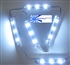 Bright White Waterproof LED Module - 12vDC 3 SMD 5050 LEDs, White Case - 9500K / Samsung LEDs