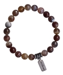 Botswana Agate Bracelet SELF ESTEEM | zen jewelz by ZenJen