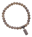 Grey Agate Bracelet NAMASTE - zen jewelz