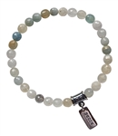 Aquamarine Bracelet BRING PEACE - zen jewelz