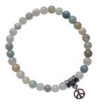 Aquamarine Bracelet COURAGE - zen jewelz