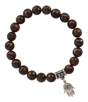 Bronzite Bracelet THE PROTECTOR - zen jewelz