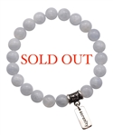 Celestite Bracelet TAKE TIME TO HEAL - zen jewelz