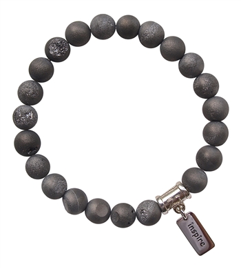 Drusy Quartz Bracelet MOTIVATE - zen jewelz