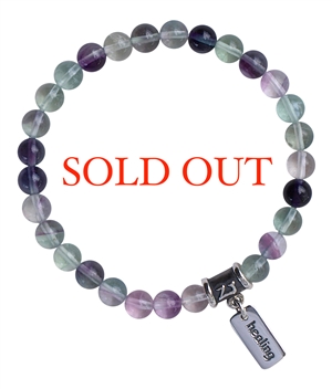 Fluorite Bracelet TIME TO HEAL - zen jewelz