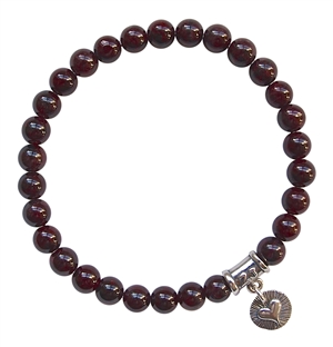 Garnet Bracelet RADIATE LOVE- zen jewelz