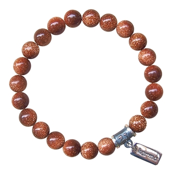 Goldstone Bracelet BE PROTECTED - zen jewelz