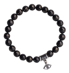 Jet Bracelet GOOD VIBES - zen jewelz