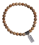 Picture Jasper Bracelet BE THE PEACE YOU SEEK - zen jewelz