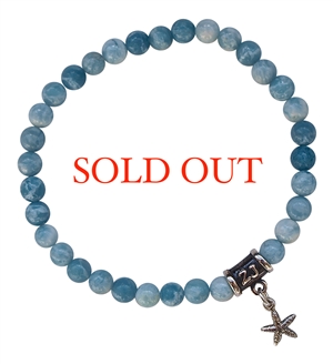 Larimar Bracelet GO WITH THE FLOW - zen jewelz