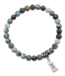 Larimar Bracelet PATIENCE IS A VIRTUE - zen jewelz