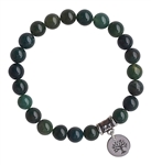 Moss Agate Bracelet ALL IS WELL - zen jewelz