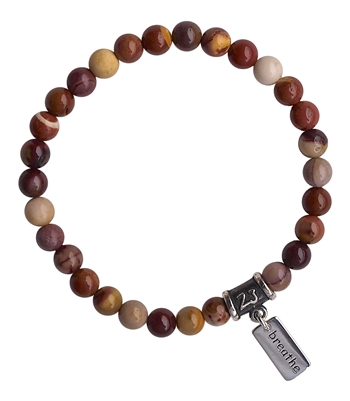 Mookaite Jasper Bracelet ANTI AGING - zen jewelz