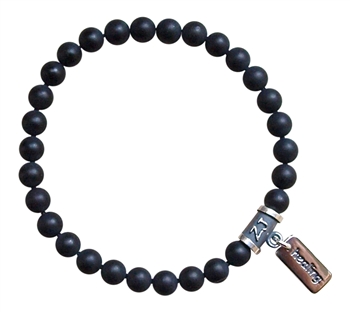 Matte Onyx Bracelet GIVE ME STRENGTH - zen jewelz